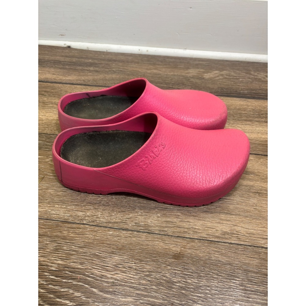 Birki's by Birkenstock Profi Birki Pink Clogs Women 10 Men 8 Made in Germany